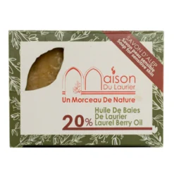 Aleppotvål Lagerbärsolja 20% 200g