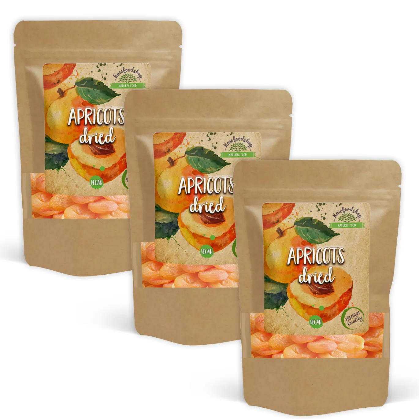 Aprikoser 1kg x 3 paket