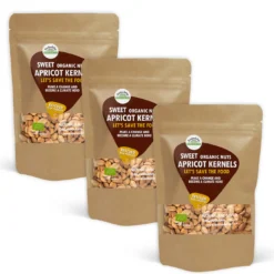 Aprikoskärnor Söta EKO 1kg x 3 paket