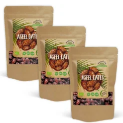 Aseel Dadlar urkärnade EKO 500g x 3 paket