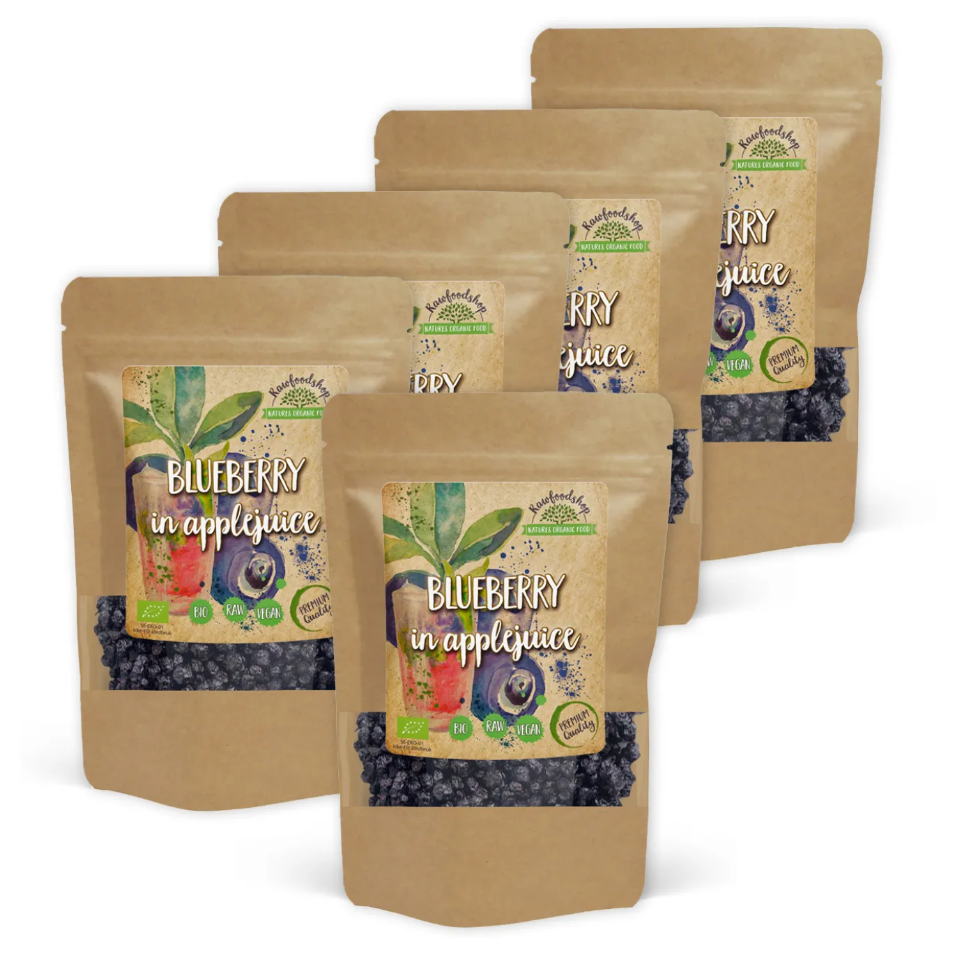 Blåbär EKO 100g x 5 paket