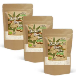 Cassava Mjöl Finmalt EKO 500g x 3 paket