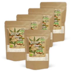 Cassava Mjöl Finmalt EKO 1kg x 5 paket