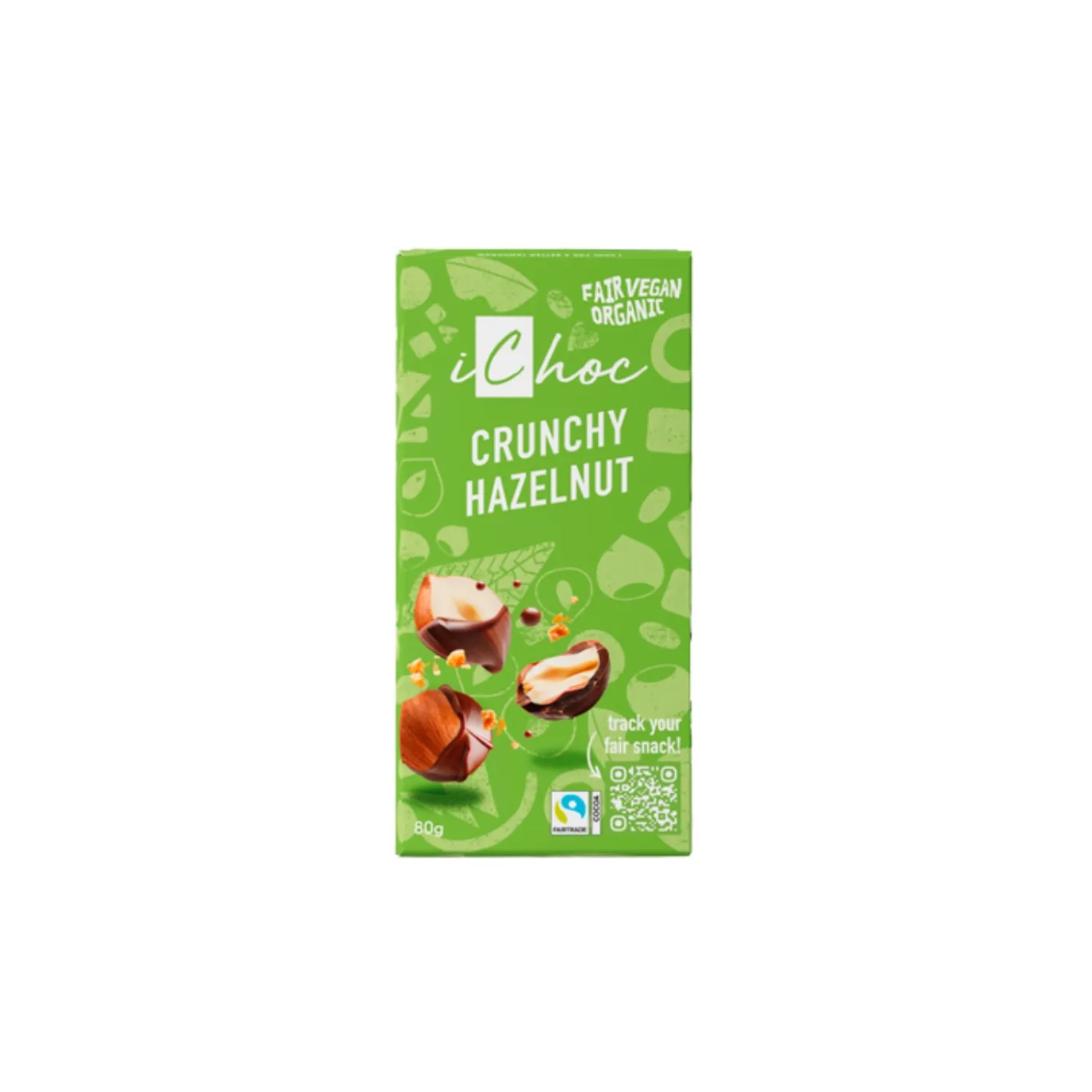 Choklad Crunchy Hazelnut EKO 80g