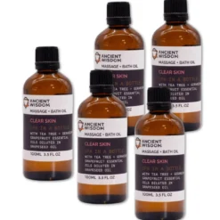 Clear Skin Massageolja 100ml x 5 flaskor