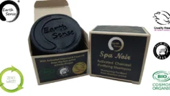 Earth Sense Schampokaka Spa Noir Aktiverat Kol 60g