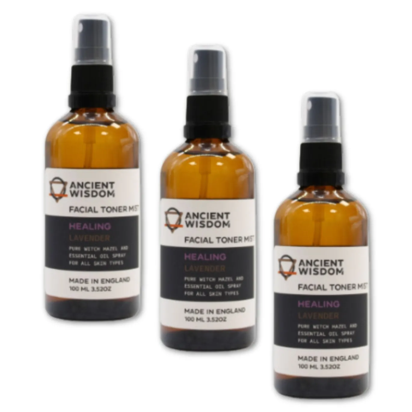 Face Mist Witch Hazel & Lavender 100ml x 3 st