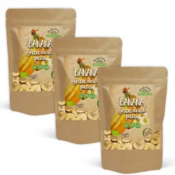 Frystorkad Banan i Bitar EKO 100g x 3 paket