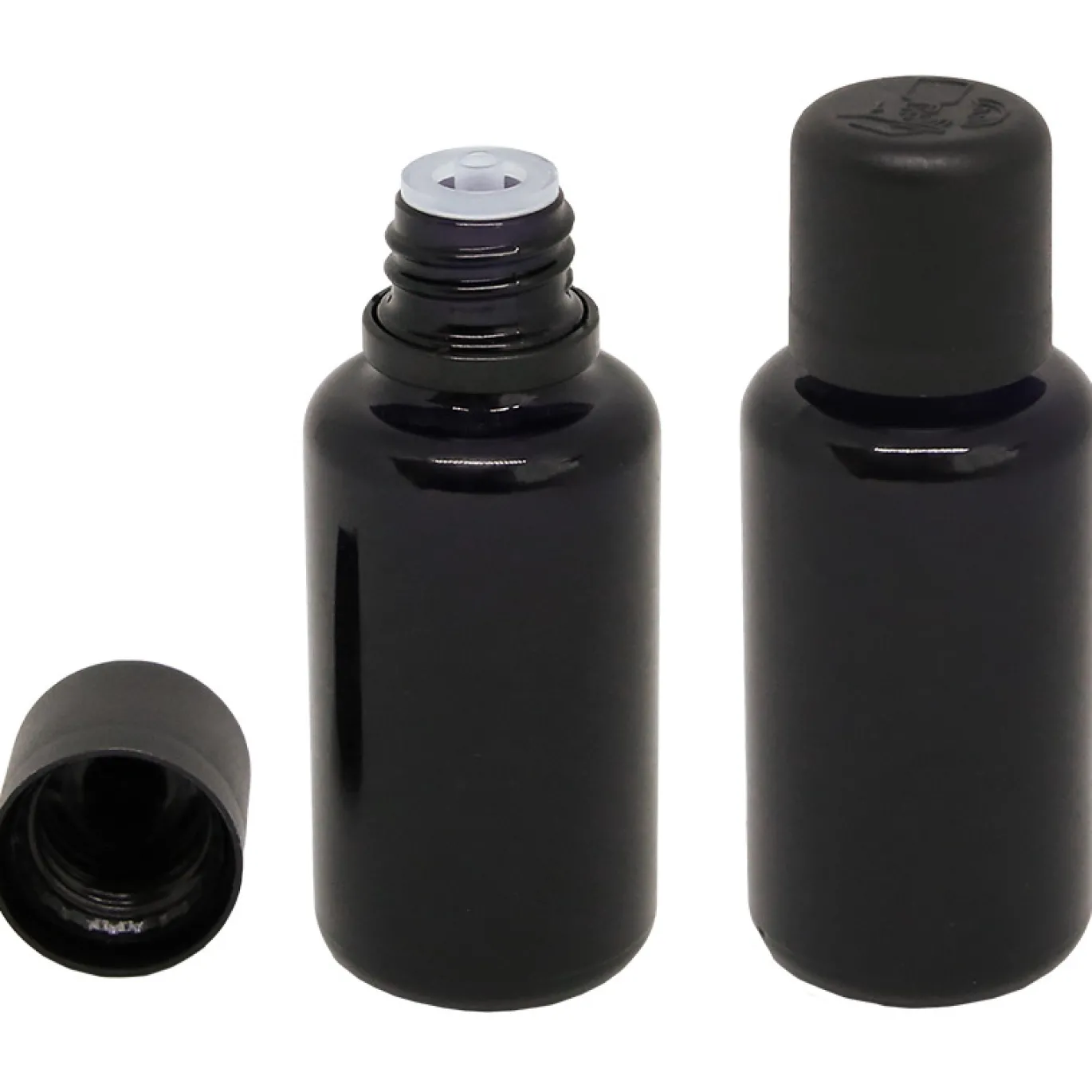 Glasflaska Mörk 30ml