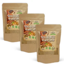 Golden Latte Pulver med Reishi & Chaga 100g x 3 paket