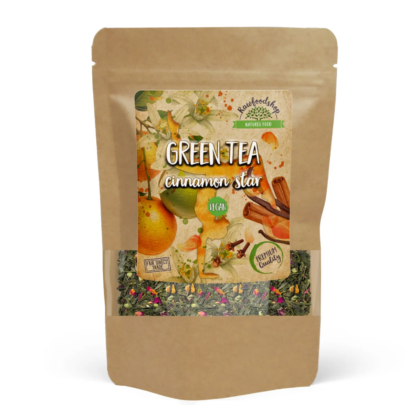 Grönt te Cinnamon Star 50g