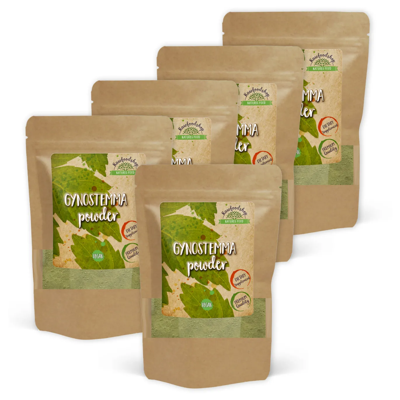 Gynostemmapulver 250g x 5 paket