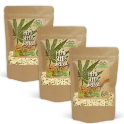 Hampafrön Skalade EKO 1kg x 3 paket