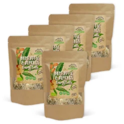 Hampa Äpple Mandel Energibollar EKO 100g x 5 paket
