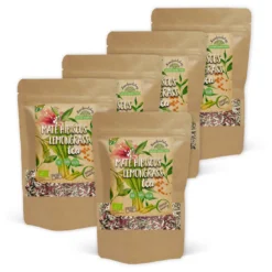 Hibiskus Citrongräs Maté Te EKO 70g x 5 paket