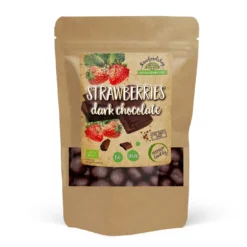 Jordgubbar i Mörk Choklad EKO 100g