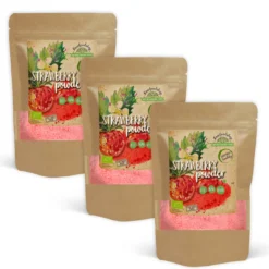Jordgubbspulver Frystorkat EKO 100g x 3 paket