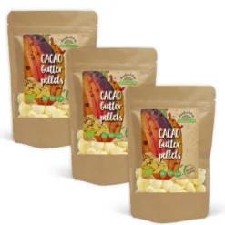 Kakaosmör Pellets RAW EKO 250g x 3 paket