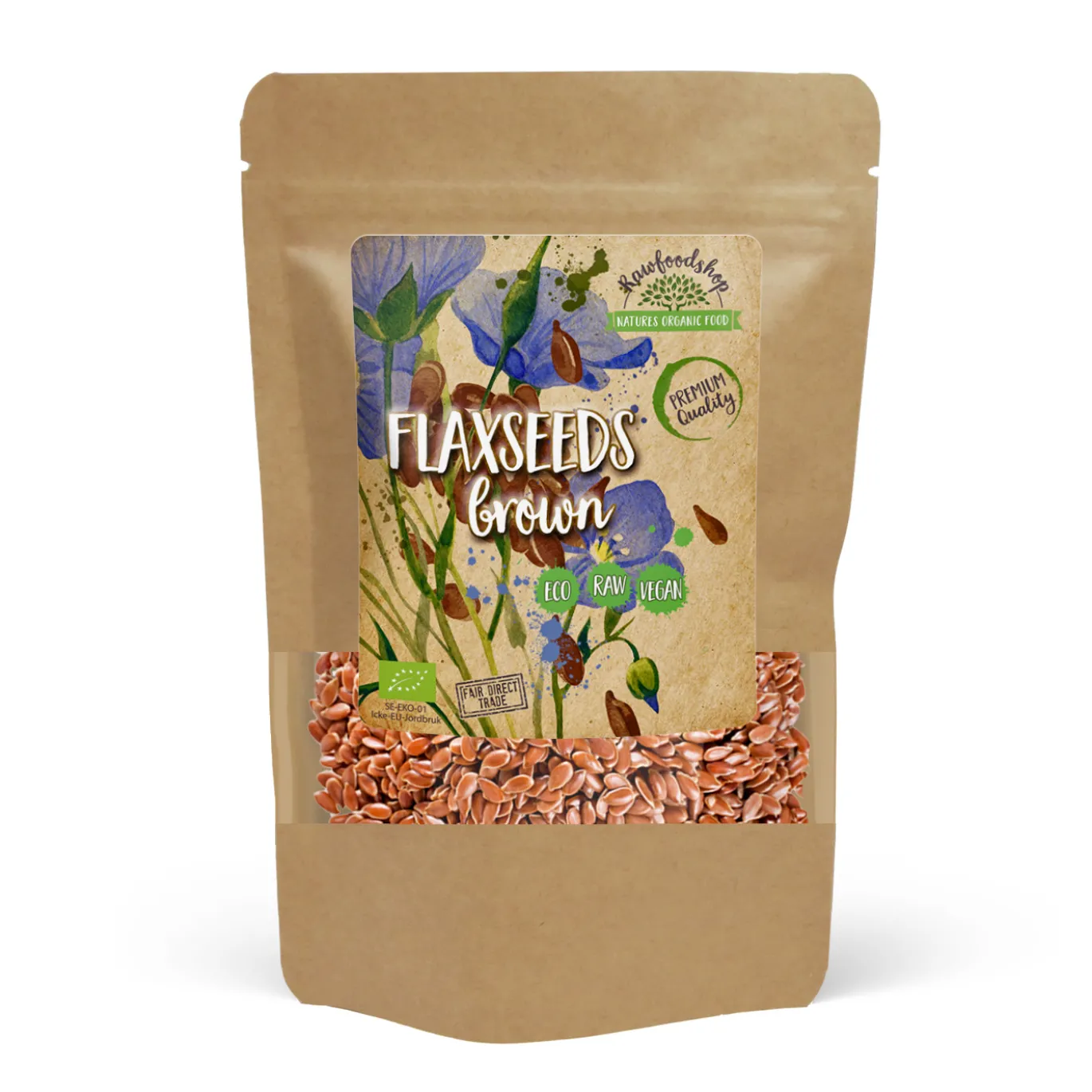 Linfrön Bruna EKO 500g