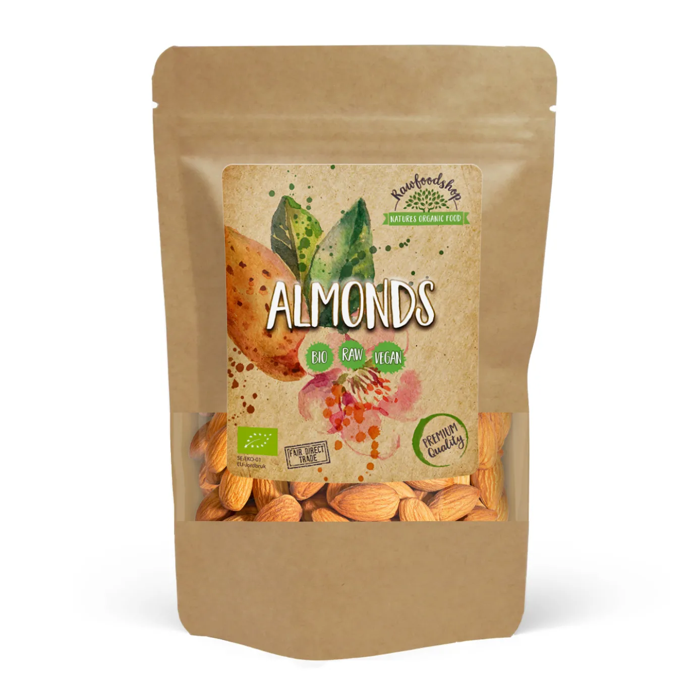 Mandel Premium RAW EKO 200g
