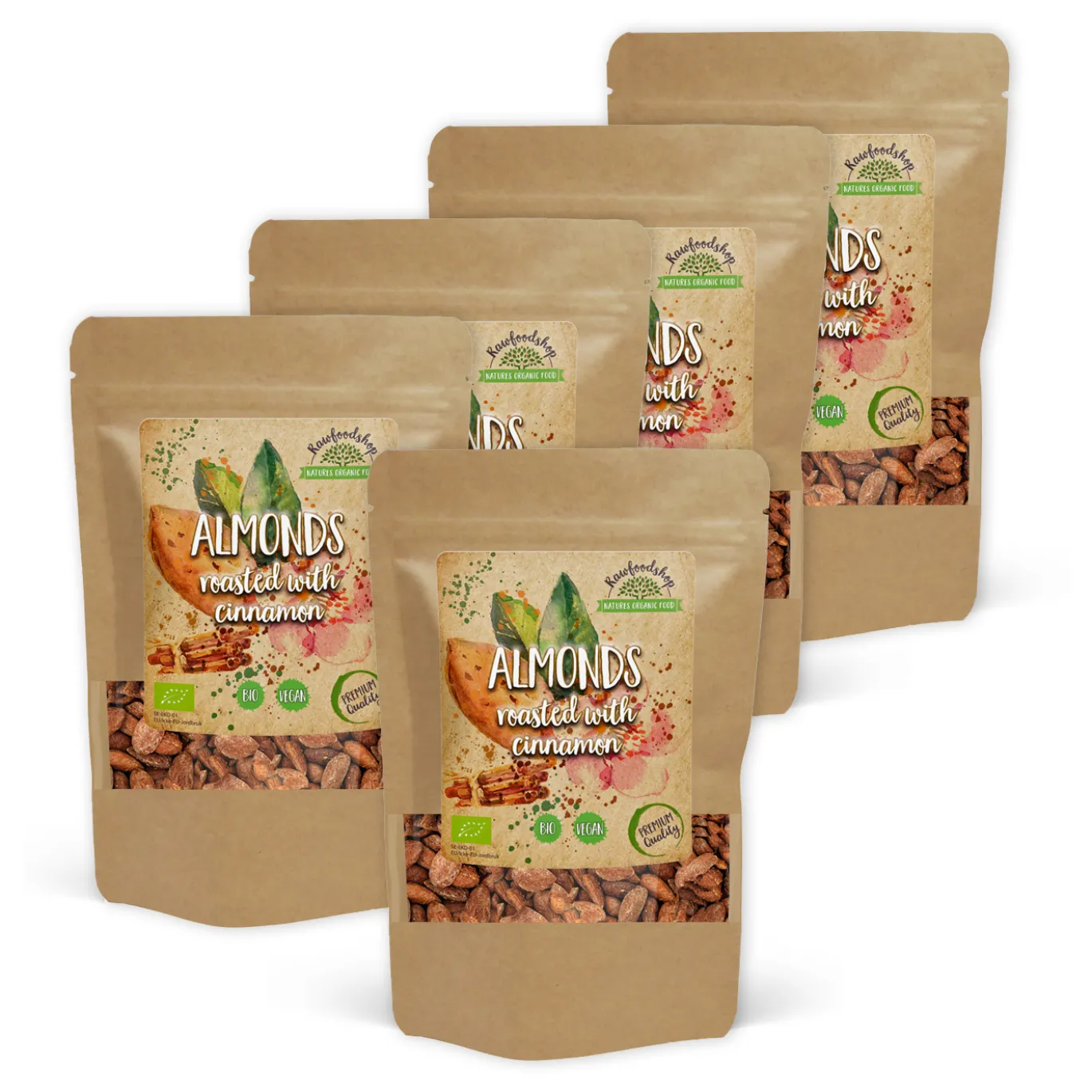 Mandel Rostade med Kanel EKO 500g x 5 paket