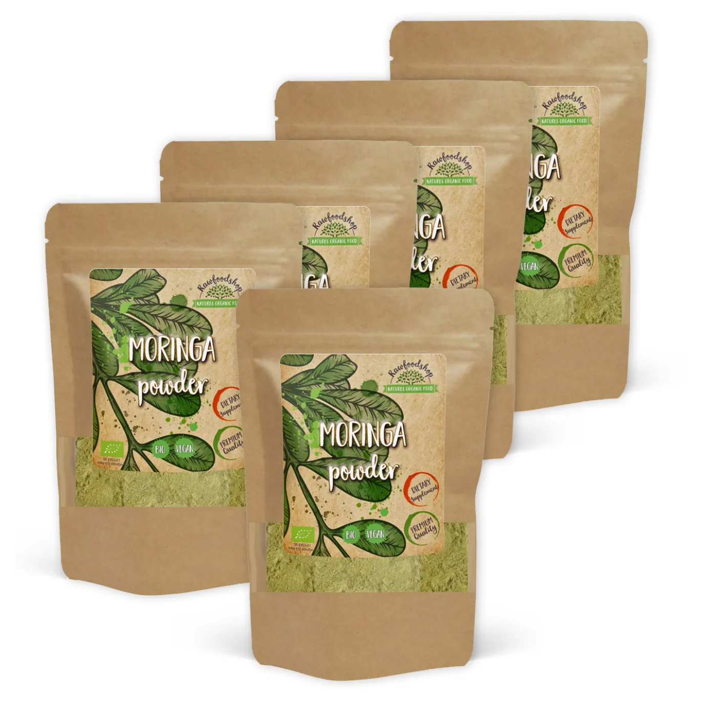 Moringa Pulver EKO 250g x 5 paket
