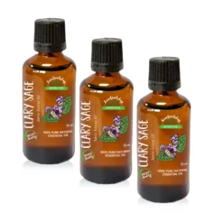 Muskatellsalvia Eterisk Olja 50 ml x 3 flaskor