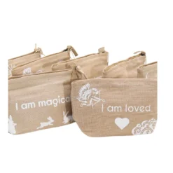 Necessär i Jute - I am Strong