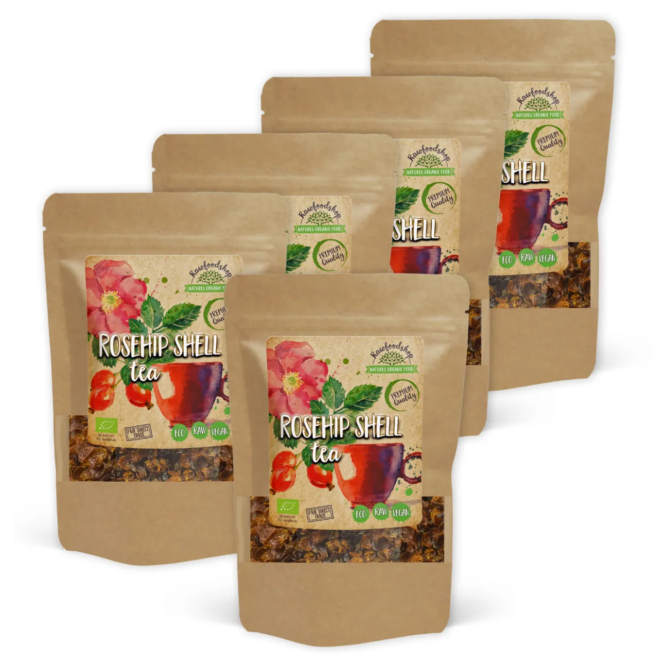 Nyponskal Te EKO 100g x 5 paket