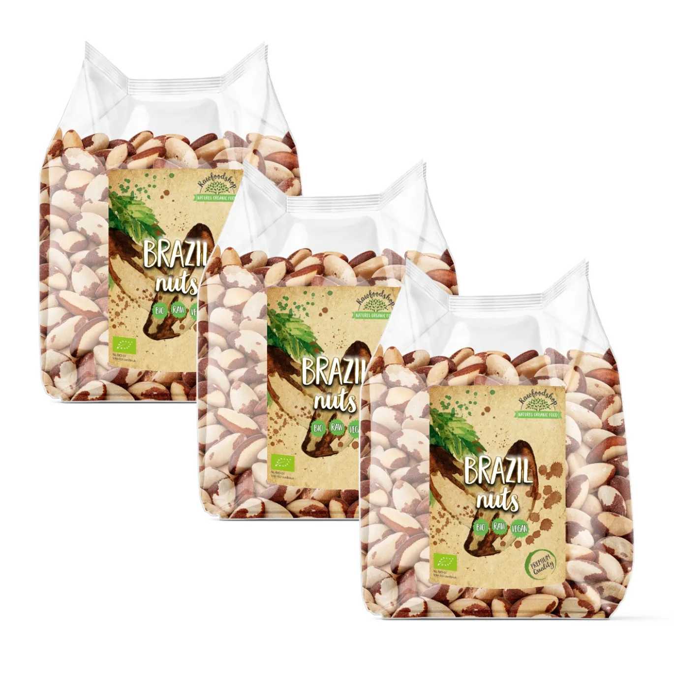 Paranötter Premium RAW EKO 1kg x 3 paket