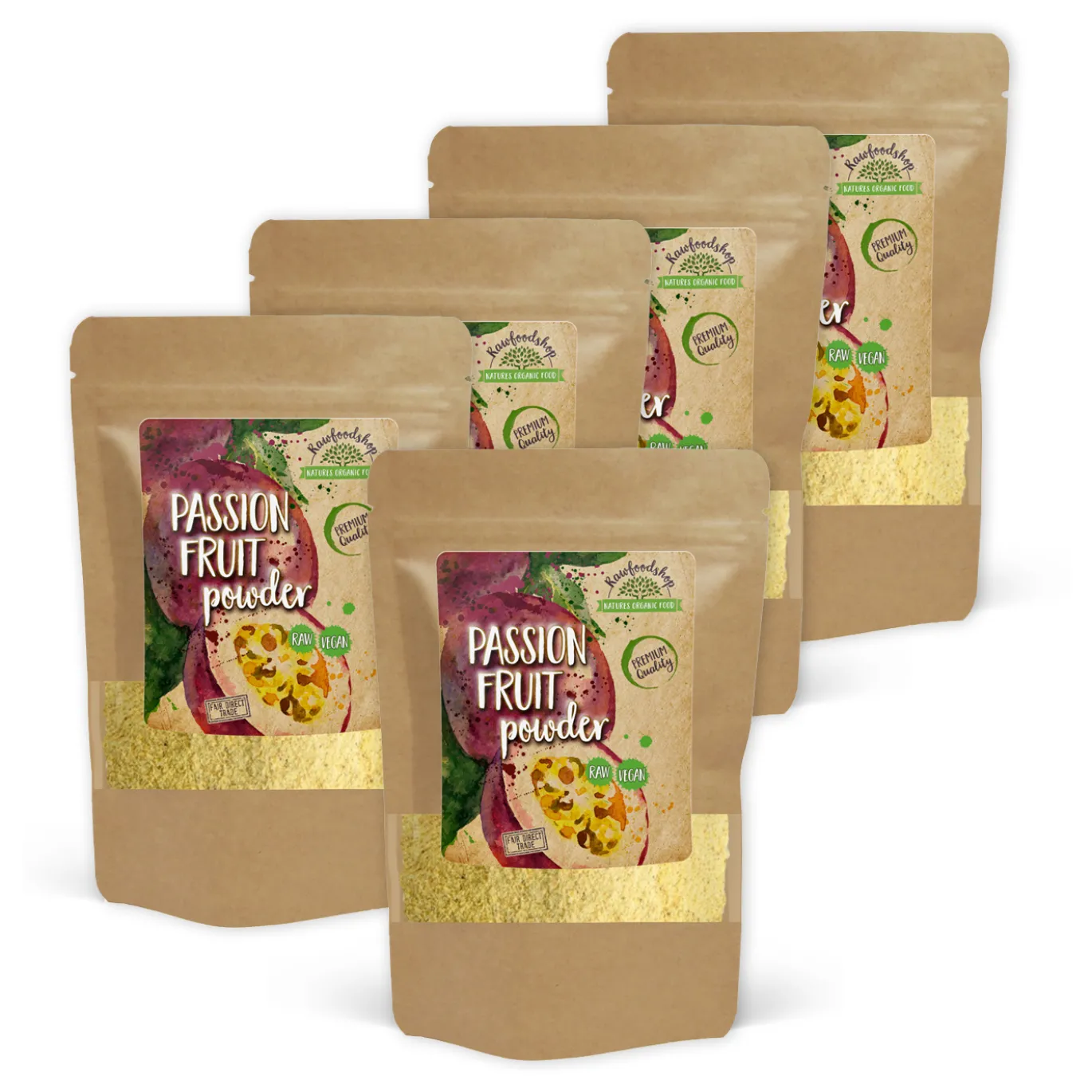 Passionsfrukt pulver 125g x 5 paket