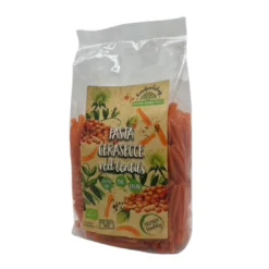 Pasta Röda Linser Casarecce EKO 250g