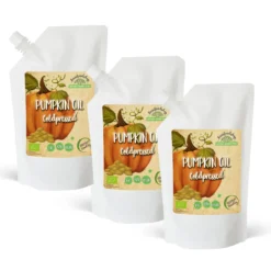 Pumpafröolja kallpressad EKO 500ml x 3 paket