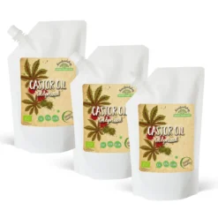 Ricinolja kallpressad EKO 1000ml x 3 paket