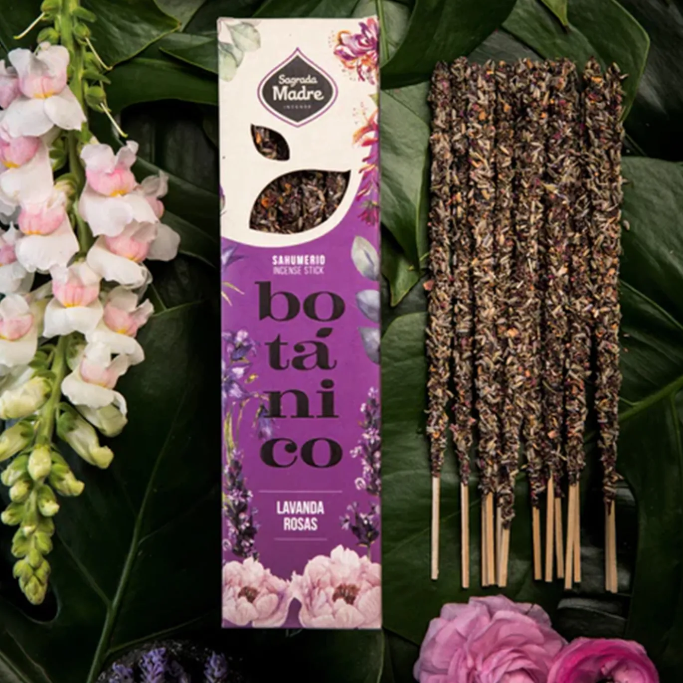 Rökelse Botanico Lavendel & Rosor 6st