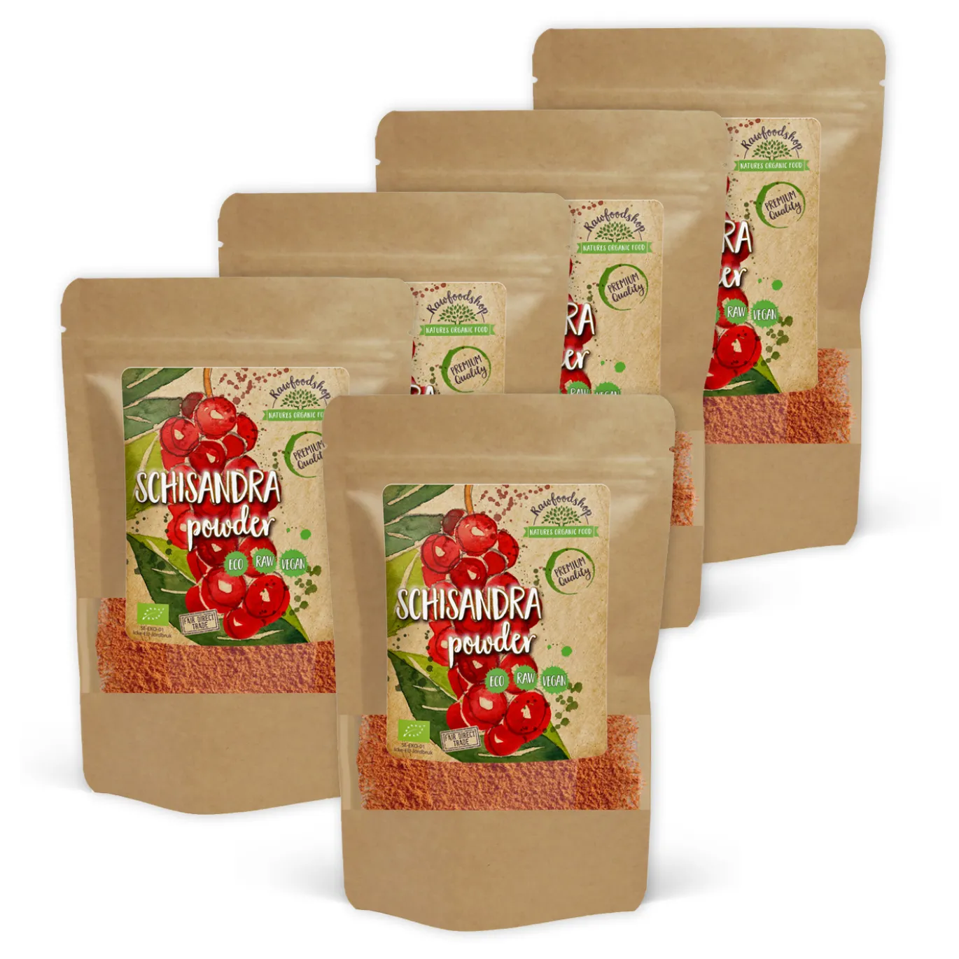 Schisandra Pulver EKO 250g x 5 paket