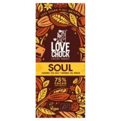 Soul Choklad Karamell & Havssalt 75% EKO 70g