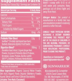 Sunwarrior Shape Core Cleanser Strawberry Cooler 270g