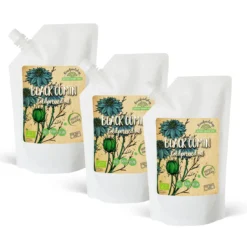 Svartkumminolja kallpressad EKO 500ml x 3 flaskor