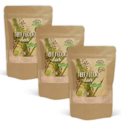 Teffmjöl Mörkt EKO 500g x 3 paket