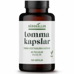 Tomma vegetabiliska kapslar storlek 00