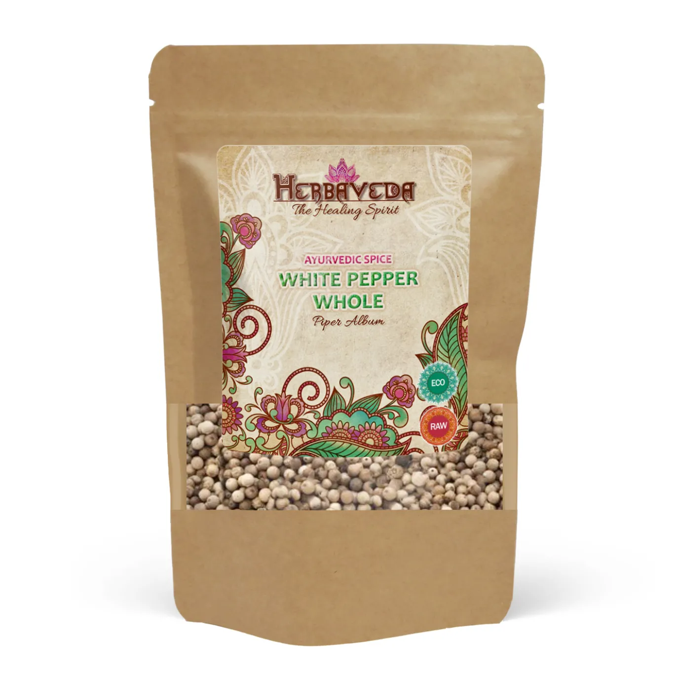 Vitpeppar Hel EKO 50g