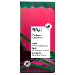 Vivani Mörk Hasselnöt EKO 100g