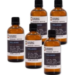 Wellbeing Massageolja 100ml x 5 flaskor