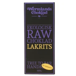 Wermlandschoklad Lakrits EKO 50g